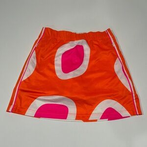 Gretchen Scott Abstract print skort Orange Pink White Skirt